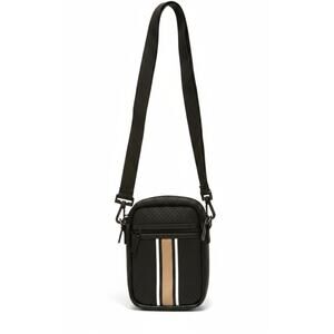 NWOT Haute Shore Black Perforated Neoprene Compact Crossbody Bag 6.25x8 Zip